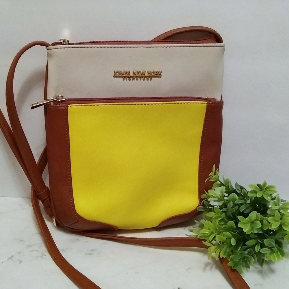 Jones New York Signature Yellow Crossbody Purse